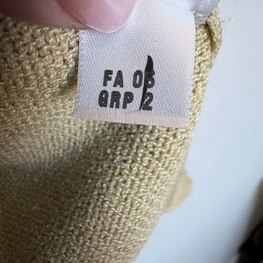 Vintage St John Sport Wool Blend Cardigan Jacket Lg Cream Shawl Collar Oldmoney - Picture 12 of 12